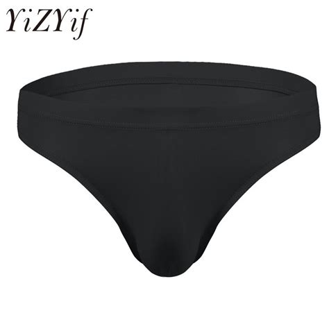 Jual BEBAS ONGKIR YiZYiF Men S Solid Briefs Men Sexy Elastic Briefs Underwear Lingerie Gay Mens