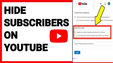 How To Hide Subscribers On Youtube Youtube