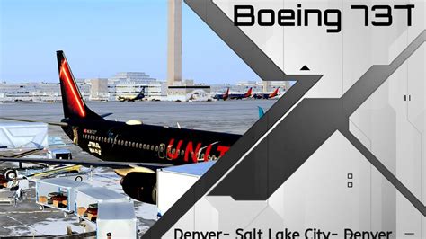 X Plane 11 Zibo 737 800 FF777 Freighter Vatsim FNO DEN SLC PHX LAX