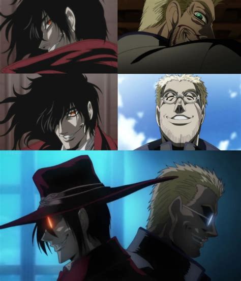 Screencaps ~ Alucard vs. Anderson ~ | Vampirler, Anime, Karakter tasarımı