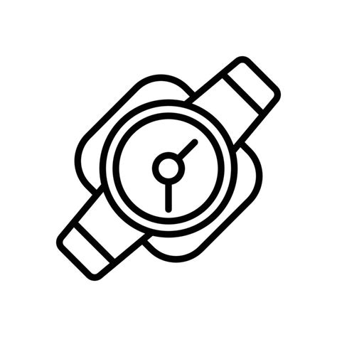 Watch Line Icon Vector Icon For Your Website Mobile Presentation