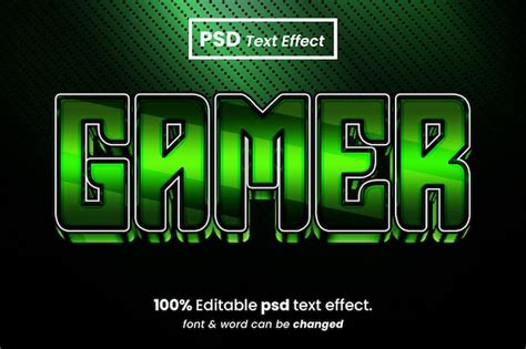 Efecto De Texto D Editable Para Juegos Archivo Psd Premium