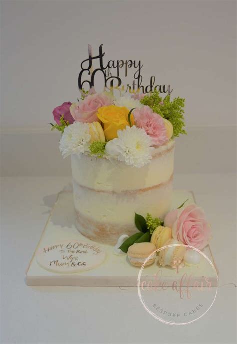 Naked Fresh Flowers Cake Affair Cakes For Every Occasion