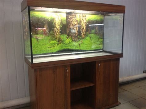 Аквариум 200 л AquariumBest с тумбой цвет Орех 101х36х58 - купить с ...