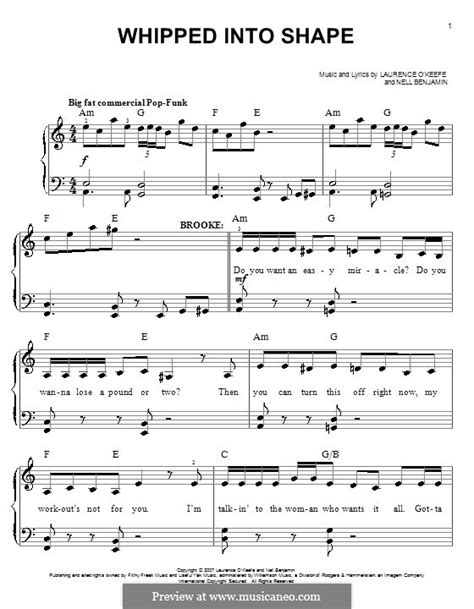 Whipped Into Shape Legally Blonde The Musical By L O Keefe N Benjamin On Musicaneo