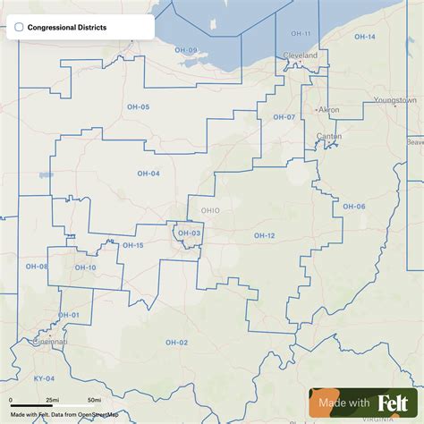 Congressional Districts in Ohio
