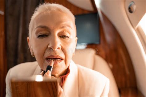 349 Mature Woman Applying Lipstick Stock Photos Free Royalty Free Stock Photos From Dreamstime