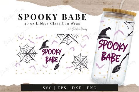 Spooky Babe Svg Oz Libbey Glass Wrap Graphic By Christine Fleury Creative Fabrica