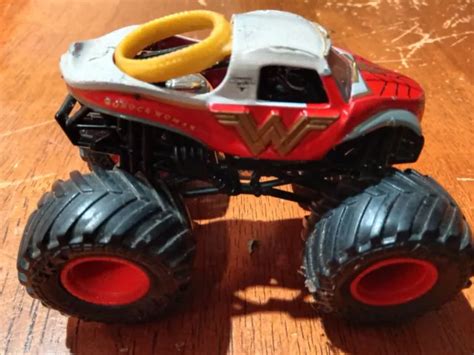 Camion Monstre Moul Sous Pression Hot Wheels Monster Jam Wonder Woman Eur Picclick Fr