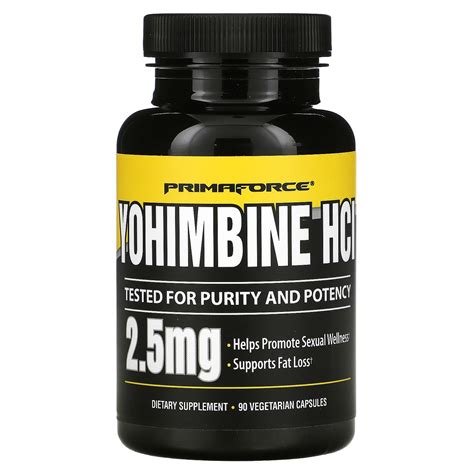 Primaforce Yohimbine Hcl Mg Vegetarian Capsules