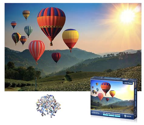 Puzzle 1 000 Pieces Hot Air Balloon Sunrise Property Room