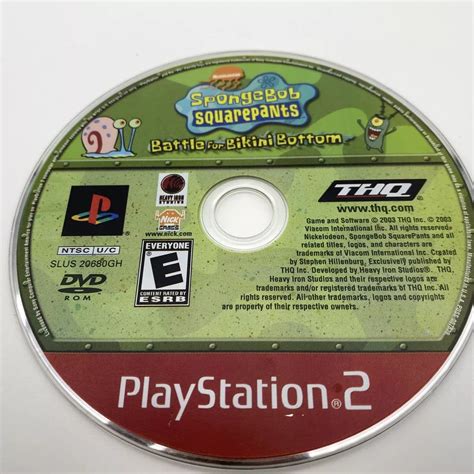Spongebob Battle For Bikini Bottom Ps2