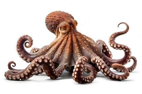 Premium Photo Octopus On White Background