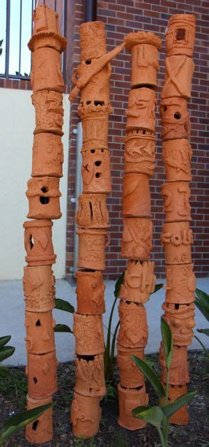 Tssyr7art Totem Poles Ceramic Creations Group Art Projects