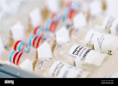 Hypnovel Sedative Drug The Active Ingredient Of This Injectable Drug