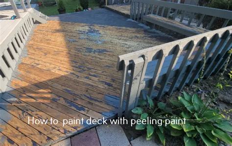 How To Paint A Deck With Peeling Paint Steps Patio Comfy