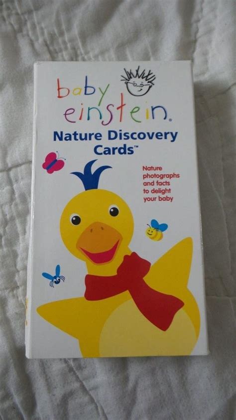 Baby Einstein Nature Discovery Cards 2003 Edition Vivid Pictures