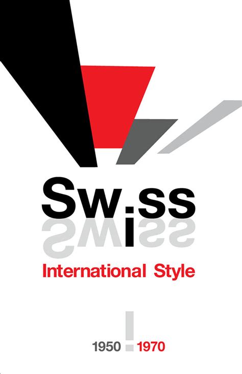 Swiss International Style Poster on Behance