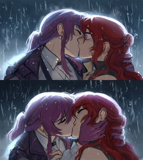 Pin By Chantal Malan On Sapphic In Cute Drawings Yuri Anime Lesbian Art