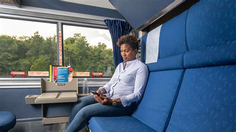 Inside Amtrak Train Cabin