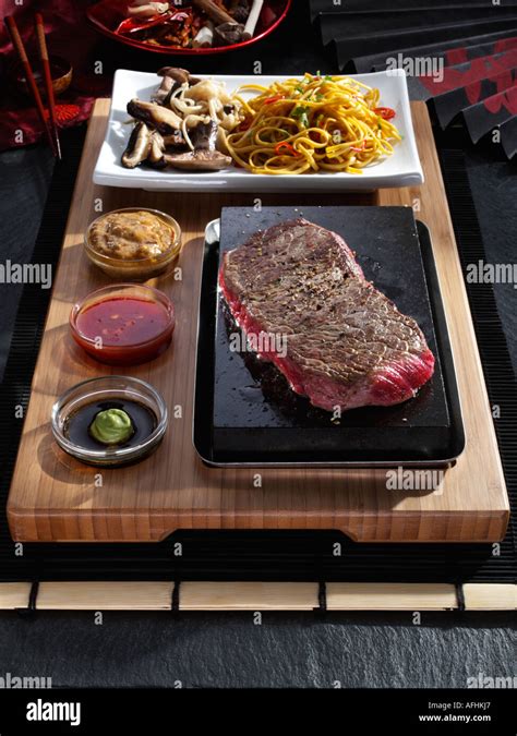 Meat Sizzling Hot Stone Hi Res Stock Photography And Images Alamy