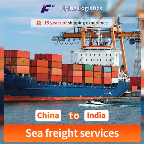 Sea Shipping Freight Forwarder From China To India Logistics Service