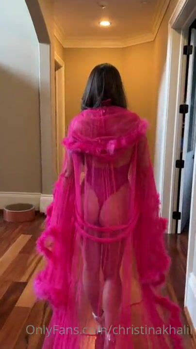 Regardez Christina Khalil See Through Pink Lingerie Video Leaked