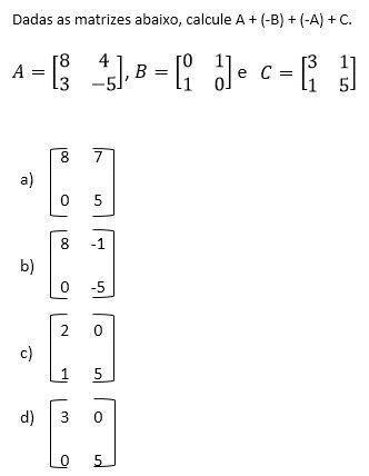 Opção A Opção B Opção C Opção D Opção E - 2) Assinale a alternativa correta: a) opção A b) opção B c) Opção C d ...