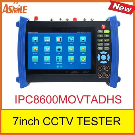 New product 7"inch touch screen IP camera cctv tester IPC8600MOVTADHS ...