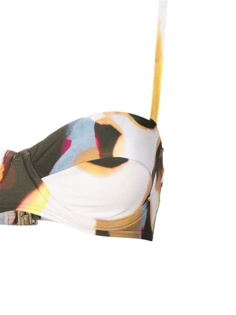 Lenny Niemeyer Top De Bikini Con Estampado Gráfico Neutro FARFETCH MX