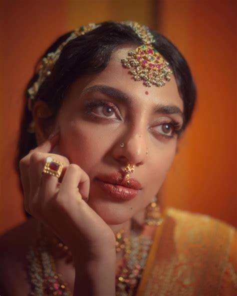 Sobhita Dhulipala In Yellow Saree And Traditional Jewellery Is A Vision