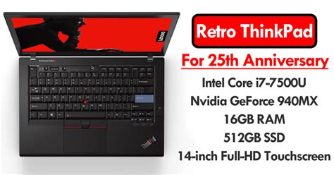 Lenovo Just Unveiled Retro ThinkPad For 25th Anniversary