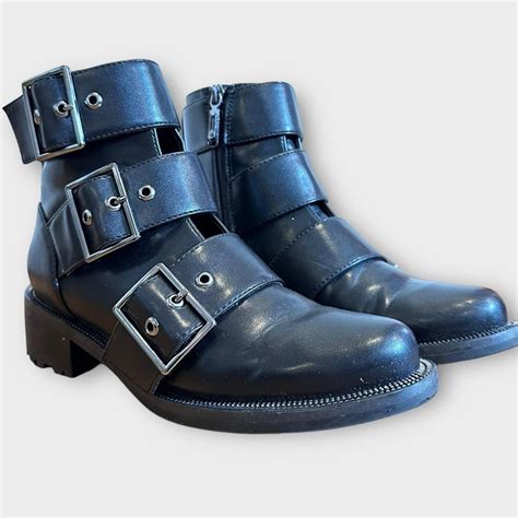 Blondo Vera Boots Waterproof Leather Moto Boots In Depop
