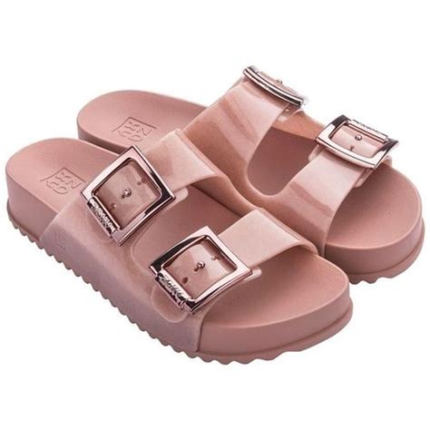 Chinelo Papete Birken Zaxy Partner III 18063 Nude Glitter Submarino