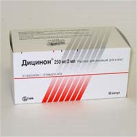 Дицинон Выделения – Telegraph