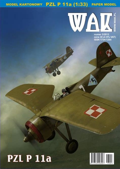 Polish Fighter Aircraft PZL P 11a Fentens Papermodels