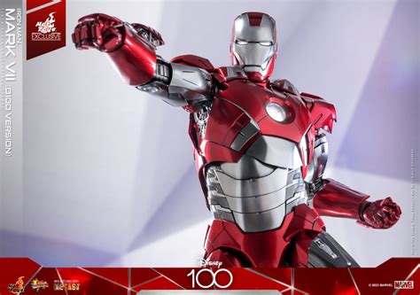 Hot Toys MMS696D54 鋼鐵人馬克7 D100版本Iron Man Mark VII D100 Version1 6 比例收藏級人偶Hot Toys限定