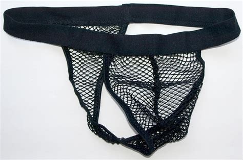 K B Hot Mens Fishnet Thong C Thru Ebay