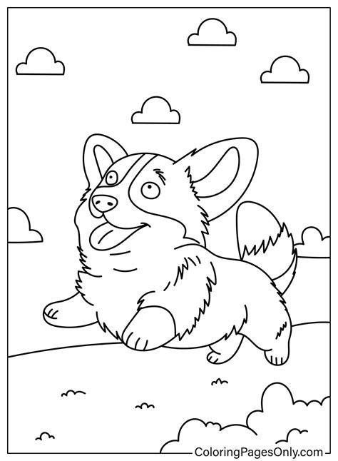 30 Corgi Coloring Pages Free Printable Pdf  Png And Online Coloring