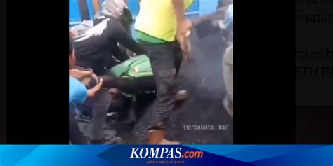 Video Viral Driver Ojol Tertimpa Pasir Aspal Panas Di Medan Ini