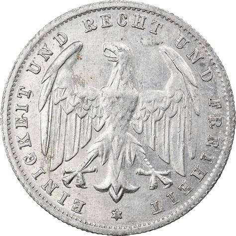 Coin Germany Weimar Republic 500 Mark 1923 Berlin Aluminum