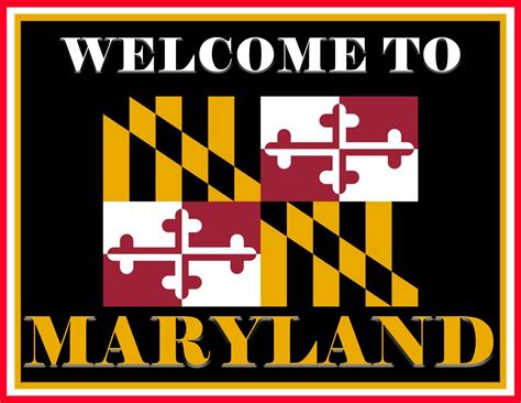 Welcome To Maryland Sign | FREE Download Out Of Order Sign, Closed ...