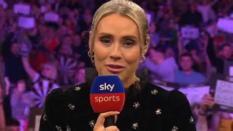 Sky Sports presenter Emma Paton stuns in bold outfit ahead of Luke Littler's attempt to equal ...