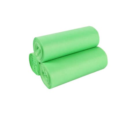 green biodegradable swing bin liners sku ref midland hygiene