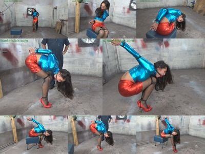 Hunters Lair Bondage Frog Tied And Cranked Up On Her Knees By Her Tightly Bound Tits MP4 3500kbps