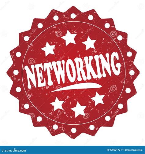 networking grunge label sticker stock illustration illustration