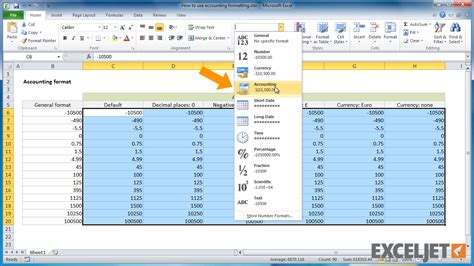 format  excel spreadsheet  excel tutorial