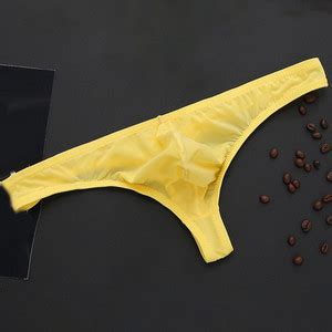 Jual Translucent Mens Underwear Thongs Sexy Men Bikini Briefs Gay G String Jakarta Pusat
