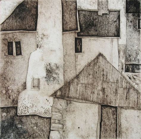 ETCHING COLLAGRAPH MIKE GLANVILLE Limited Edition Printmaker