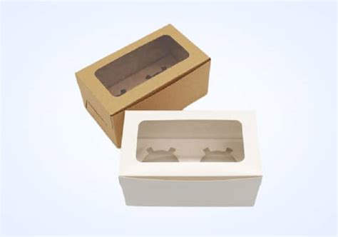 Custom Design Food Boxes With Display Window Silver Edge Packaging